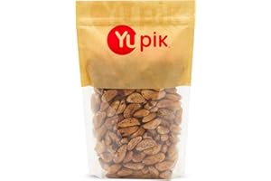 Yupik Dry Roasted Brazil Nuts, 1 kg, Gluten-Free, Vegan, Kosher, Shelled Nuts, Unsalted, Lightly Roasted, Oil-Free, Excellent