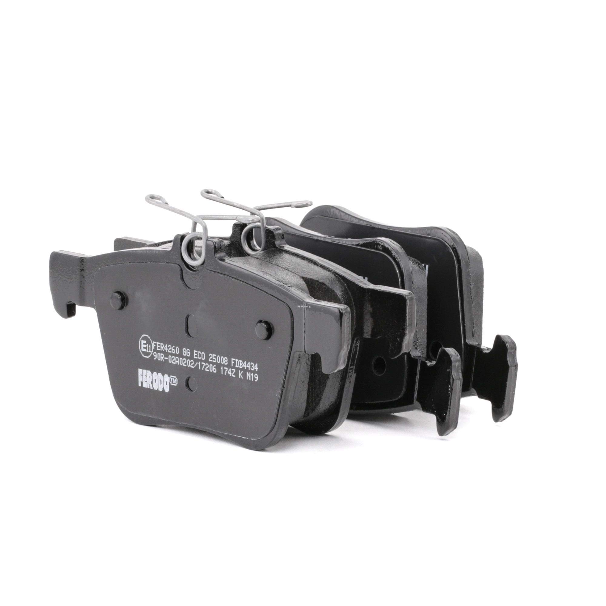 FERODO FDB4434 Set of 4 Brake Pads Ar