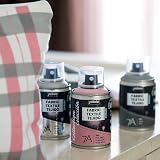 Pebeo 7A Fabric Paint Spray 100ml Black for Textiles, Water-based, Permanent view 7