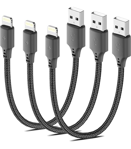 Amazon.com: USB C to Lightning Cable 6 inch 3Pack [Apple MFi
