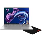 ASUS Vivobook S16 Laptop, AMD Ryzen AI 9-465, 32 GB DDR5 RAM, 1 TB PCIe SSD, 16" WUXGA (1920x1200) Touchscreen, AMD Radeon Graphics, Backlit Keyboard, W11 Home, Cool Silver+Traix Mousepad