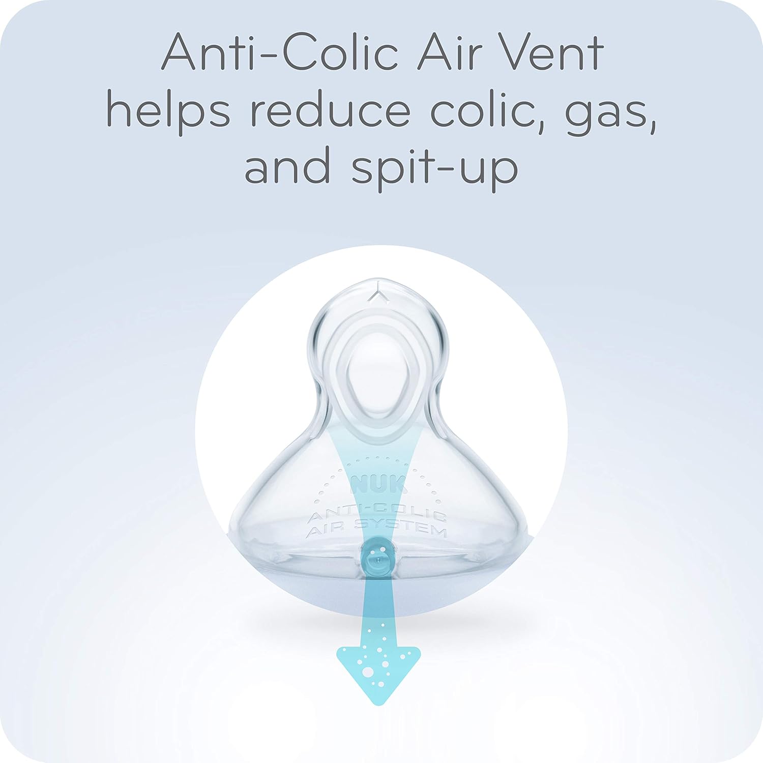 NUK Smooth Flow Anti-Colic Bottle, 5 Oz, 3 Pack : Baby