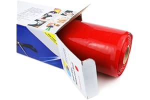 SP Ableware Tenura 100 Percent Silicone Non-Slip Roll, 3-1/5 Feet Length x 11-4/5 Inches Width - Red (753761301)