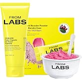FROMLABS Deep Conditioning Protein Hair Mask Duo Set for Damaged Hair | Keratin Repair Treatment for Dry, Frizzy, Bleached &amp; Color Treated Hair | For Curly, Wavy &amp; Straight Hair | Korean Hair Care