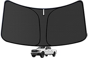 F150 Customized Windshield Sun Shade for 2015-2020 F150 (Lariat, King Ranch, Platinum, XL XLT Limited Raptor) Front Window Su