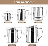 Dailyart 350ml Milk Frothing Pitcher 304 Stainless Steel Latte Art Pen view 2