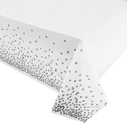 Amazon Com Plastic Tablecloth For Parties Party Table Cloths