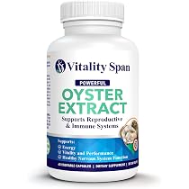 Amazon.com: Vitality Span Extracto de ostra – Suplemento puro y ...