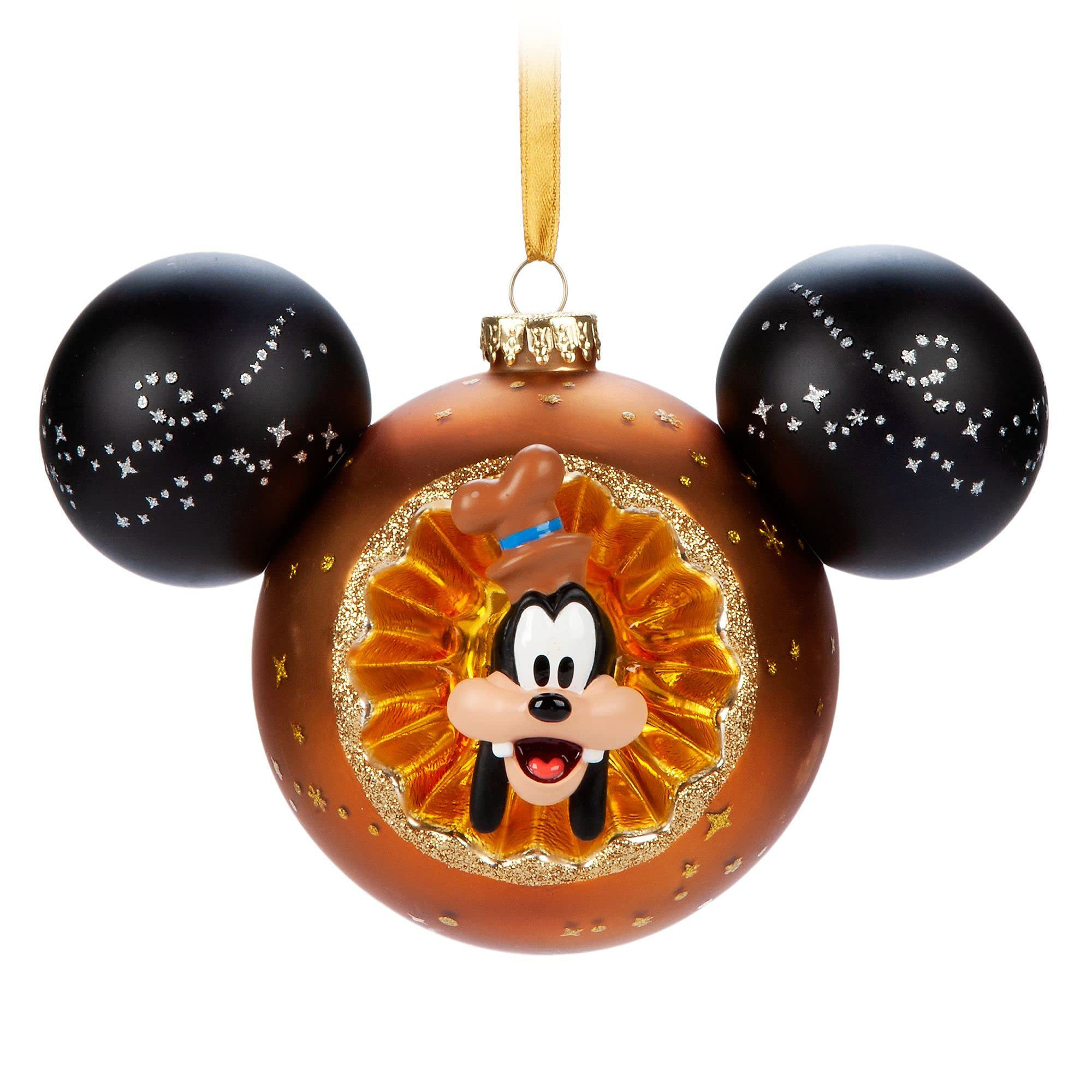 Disney Store Official Goofy Festive Hanging Ornament, 15cm/6”, Keepsake Tree Decoration, Sculpted with Painted Details Features Intricate Character Artwork