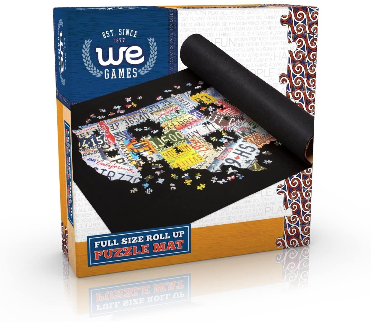 TDC Games Roll Up Jigsaw Puzzle Saver Mat & Tube