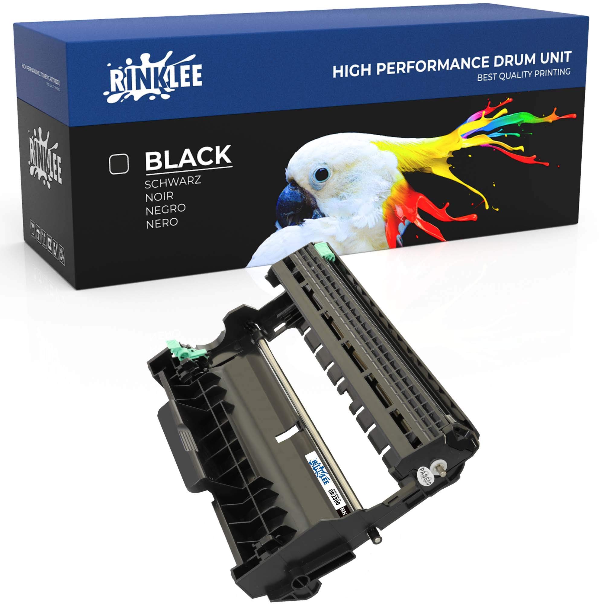 RINKLEE DR2300 Drum Unit Compatible with Brother HL-L2300D HL-L2340DW HL-L2360DN HL-L2365DW DCP-L2500D DCP-L2520DW DCP-L2540DN DCP-L2560DW MFC-L2700DW MFC-L2720DW MFC-L2740DW | High Yield 12000 Pages