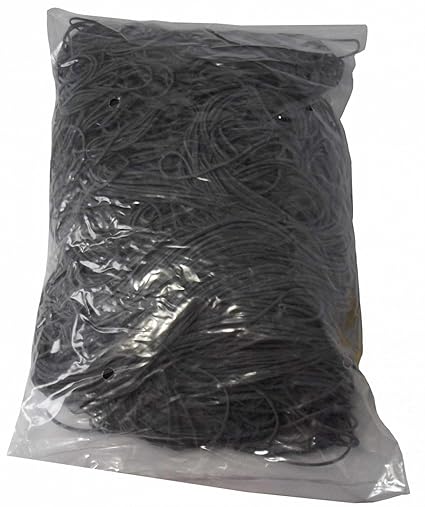 5 kg Gummiringe schwarz 200 mm Ø 1,5 x 1,5 mm breit Haushaltsgummis Gummibänder Fa.ars