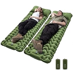 KingCamp Camping Sleeping Pad 2 Pack, Lightweight