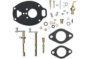 JJAGPARTS NEW Enhanced Carburetor Repair and Rebuild Kit - Fits Ford 801, 901, 4000 Tractors (Marvel Schebler TSX662, TSX769, TSX813)