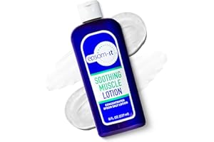 Epsom-It Soothing Muscle Magnesium Lotion – Epsom Salt Topical Cream with Arnica and Magnesium Sulfate - Designed for Muscle Stiffness, Leg Cramps, Feet, Knees and Achy Feet - 8.0 oz