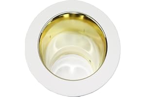 L & C LIGHTING 4 Inch Open Reflector Trim/Trims For Line Voltage Recessed Light Lighting Fits Halo/Juno Most Housings