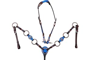 Western Tack Set Horse | Blue Braiding Ring Tack Set