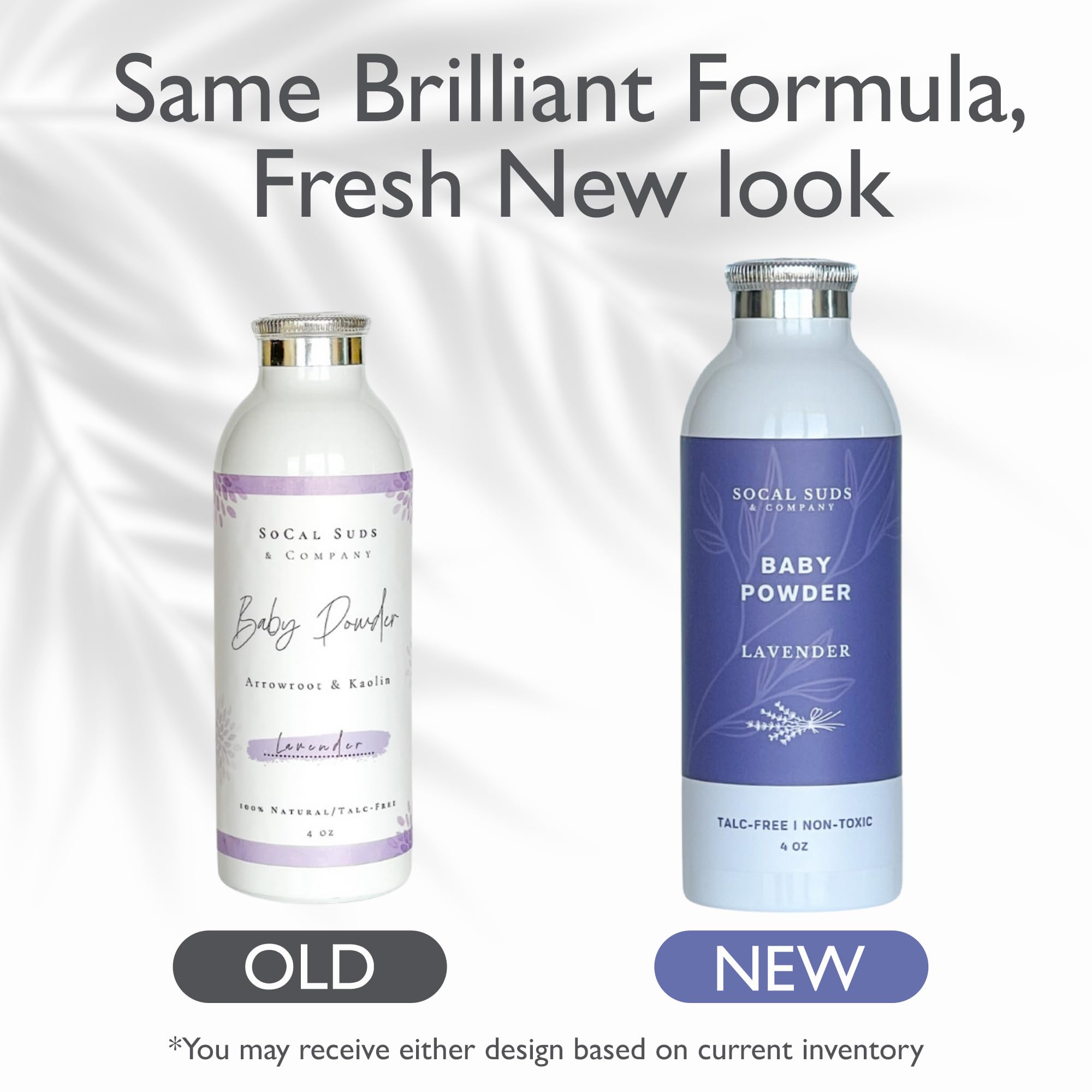 Natural Baby Powder Talc-Free - Newborn Essentials with Arrowroot Powder, Kaolin, Aspen Bark Extract for Soft Soothing Protected Skin - Gentle Absorption - Lavender, 4oz