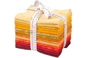 Lunn Studios PRISMA DYES LAVA FLOW BATIKS Fat Quarter Bundle 15 Precut Cotton Fabric Quilting FQs Assortment Robert Kaufman FQ-831-15