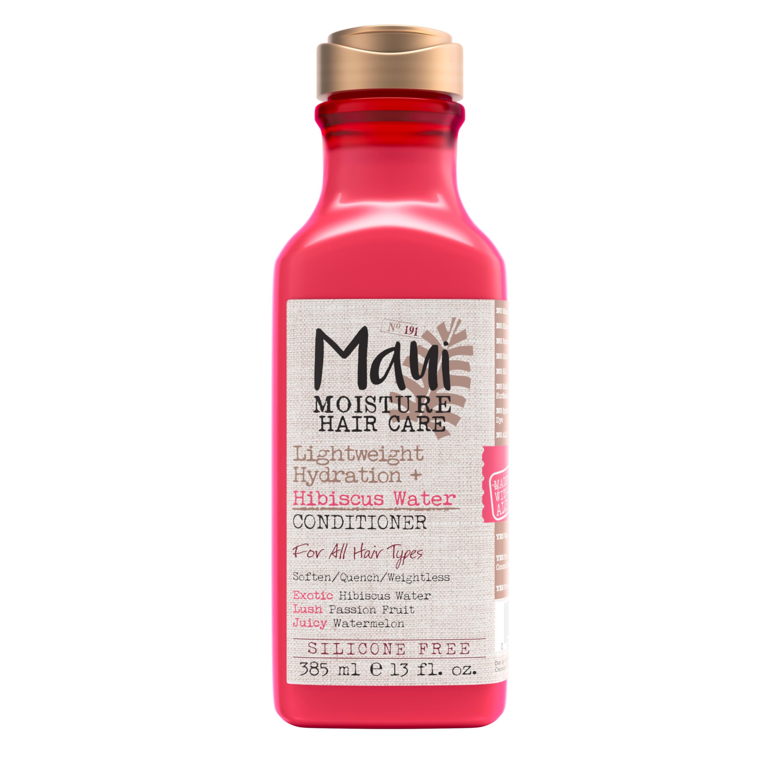 Photo 1 of Maui Moisture Lightweight Hydration + Hibiscus Water Conditioner, Nourishing Aloe Vera Conditioner Softens & Quenches Hair, Vegan & Silicone-Free, 13 Fl Oz