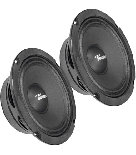 Lot De 2 Paires D'entretoises De Haut-parleur 16.5 Cm - Anneaux De Montage Empilables En Plastique ABS Pour Caisson De Basses