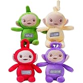 Lacioun Teleatuandbbies Plush Toys, Soft Plush Keychains, Collectible Stuffed Dolls. 4in Gifts for Boys and Girls. (4pieces in a Set