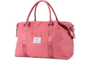 HYC00 Travel Duffel Bag,Sports Tote Gym Bag,Shoulder Weekender Overnight Bag For Women