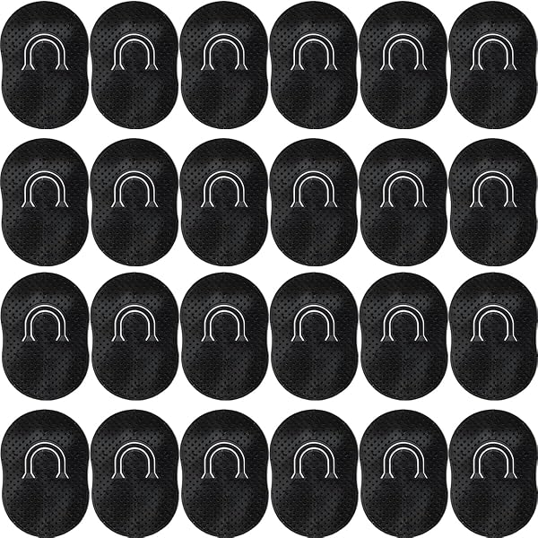 Pocket Palm Combs – 12 Stück Weiche Shampoo-Massagebürsten Für Die Kopfhaut, Schwarz, Tragbar