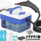 2500W Handheld Steam Cleaner with 16pcs Accessories & 1.6L Tank, 10S Fast Heating & High Temperature Portable Steam Cleaner for Home, Car, Steamer for Cleaning Windows, Grout, Upholstery and More