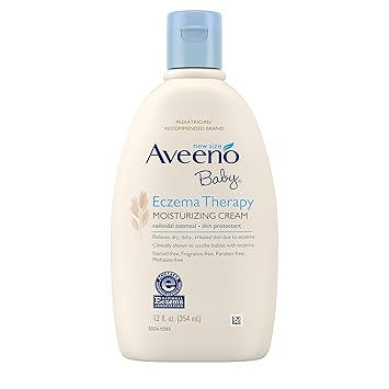 aveeno baby eczema therapy moisturizing cream with natural oatmeal