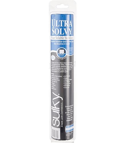 Amazon.com: Sulky ULTRA Solvy Water Soluble Stabilizer (12