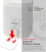 Sound bass Wall Mount Bracket for Sonos ONE Gen 2 PLAY1 White view 6