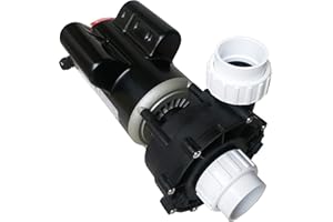 KL KEY LANDER Hot Tub Spa Pump, 1.5 HP, Two Speed, 48Frame, Bracketless, LX Motor (115V/60Hz); 2" Port; OEM Model # Two Speeds 6500-345; 6500-845; 6500-090; Single Speed 6500-357 48WUA1501C-II(NF)