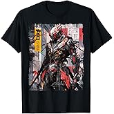 Hip Hop Y2K Vintage Hipster Edgy Urban Streetwear Samurai T-Shirt