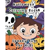 Spooky Halloween Coloring Book (Super Fun Coloring Books For Kids ...