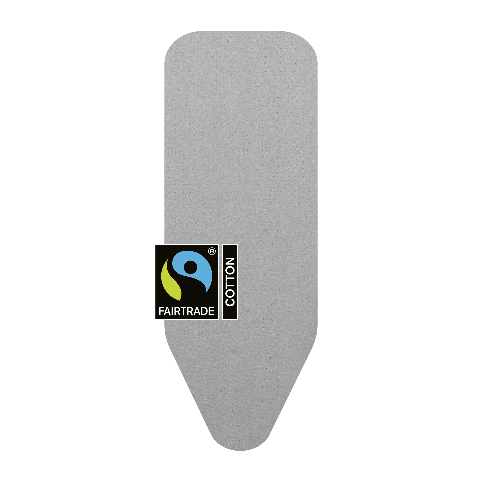 Brabantia Ironing Board Cover C 124x45 cm – Metallised | 100% Cotton Top Layer with 8mm Foam Padding for Size C Ironing Boards | Durable, Washable, and Easy to Install