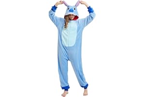 CORESPE Adult Unisex Onesie Pajamas Animal One Piece Costume Halloween Cosplay Sleepwear