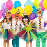 SHATCHI 8Pcs Eva Foam Animal Masks Kids Party Bag Fillers Masquerade Christmas view 8