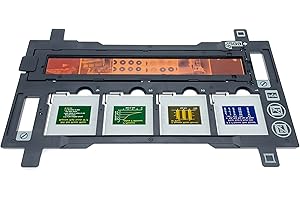 OKLILI 35mm Photo Holder Film Slide Negative Holder & Cover Guide Compatible with Epson Perfection V100 V200 V300 V330 V370 Scanner
