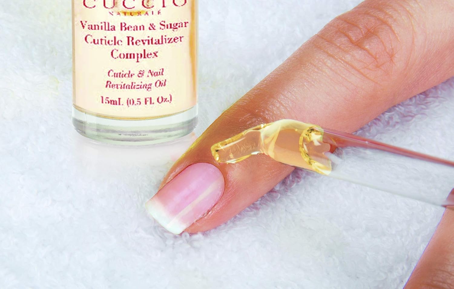 Cuccio Naturalé Vanilla Bean & Sugar Cuticle Revitalizing Oil - Super-Penetrating - Nourish, Comfort, De-Stress - Paraben/Cruelty Free, w/Natural Ingredients/Plant Based Preservatives - 0.50 oz: Beauty