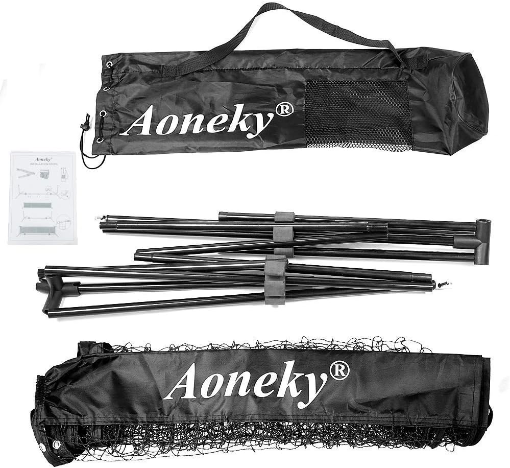 Aoneky Mini Portable Tennis Net for Driveway - Kids Soccer Tennis Net : Sports & Outdoors
