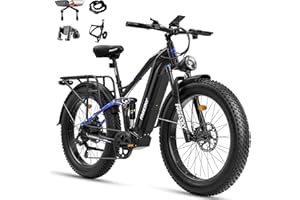FREESKY 2000W Electric Bike for Adults, 37MPH & 95Miles Range, Dirt All-Terrain Electric Bicycle, 48V 25Ah Removable Battery,