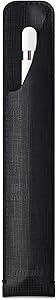 Moshi Magnet Vegan Leather Case for iPad Pencil, Ultra-Slim, Microfiber Lining, Attaches to Moshi’s VersaCover Case, Scratch Protection, Metro Black