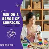 JFA Supplies 8 Rolls Rainbow Masking Tape 8 Colours 1.8cm x 12m Crafts Home view 6
