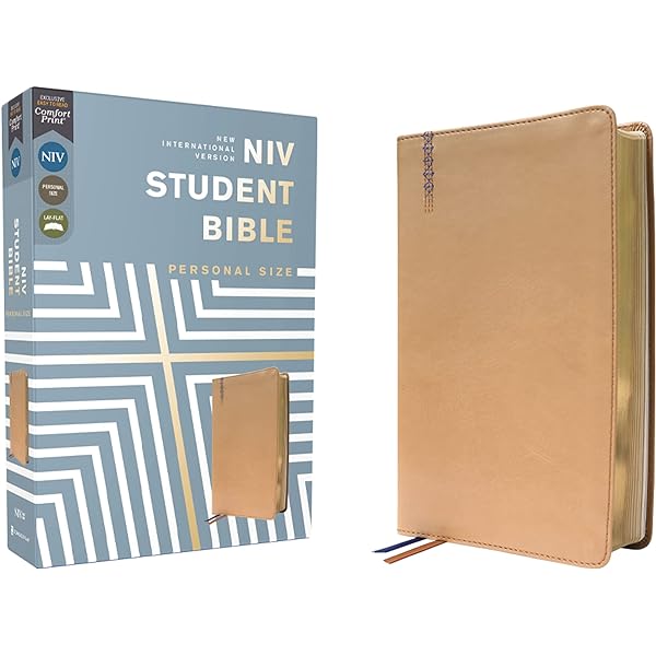 Amazon.com: NIV, Student Bible, Personal Size, Leathersoft, Navy