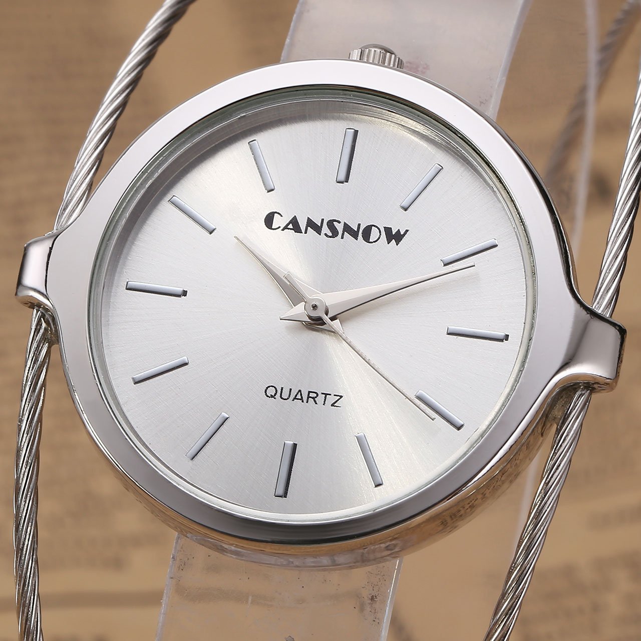 JSDDE Montre Femme Montre Double bracelet Montre à la Mode Bracelet en Alliage Quartz Analogue