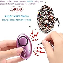 Personal Alarm for Women, 10 Packs 140DB Emergency