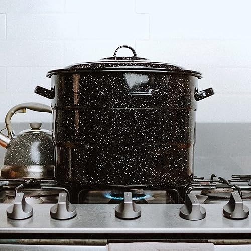 Granite Ware Enamel on Steel Water Bath Canner with lid