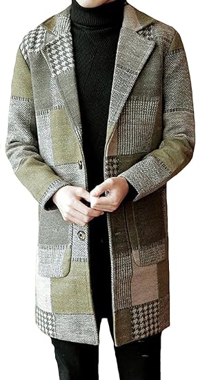 Amazon Debangni メンズ チェスターコート 秋 冬 厚手 防寒 ラシャ