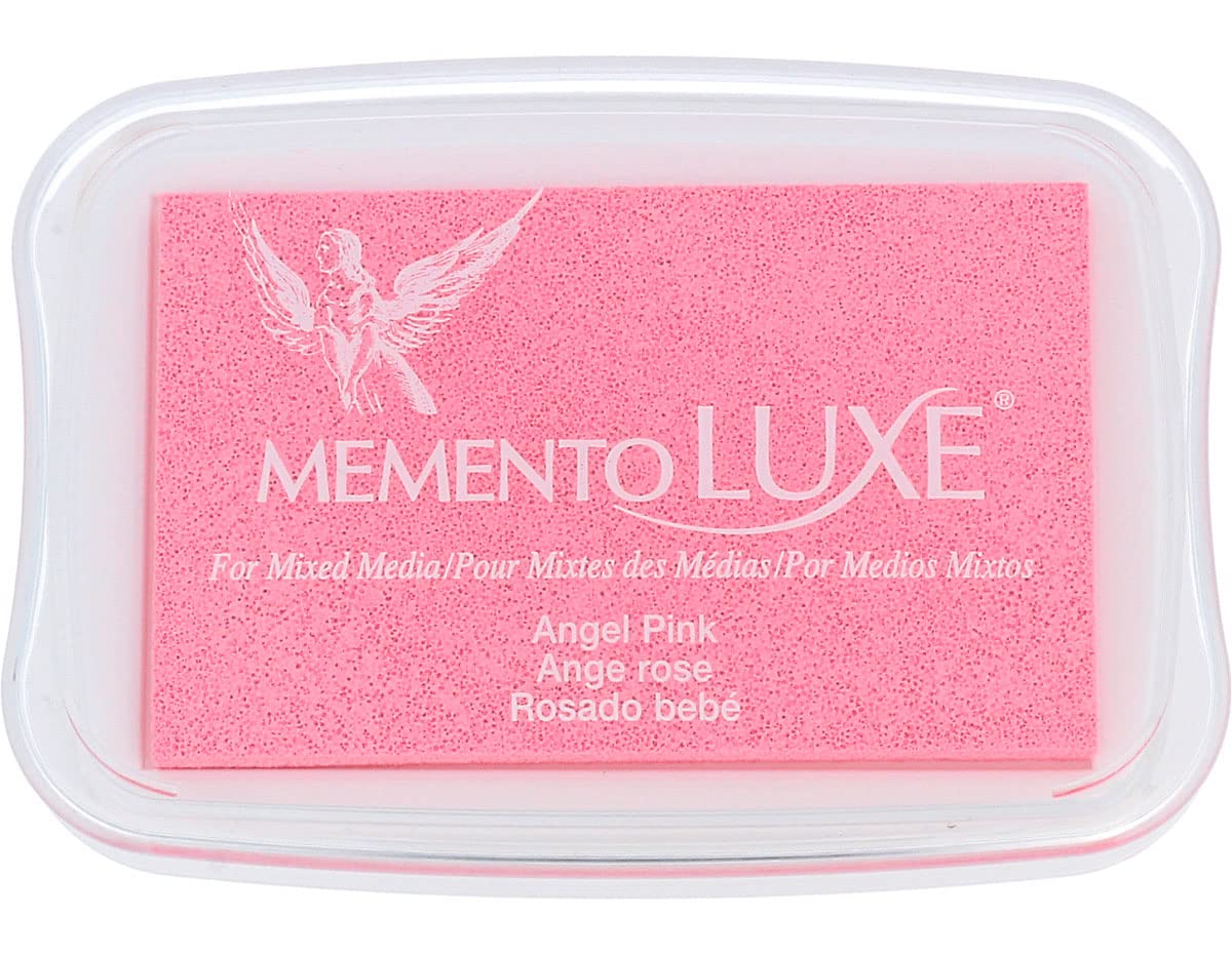 Tsukineko Memento Luxe Mixed Media Ink Pad - Angel Pink